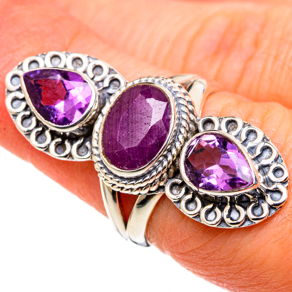 Ruby Rings handcrafted by Ana Silver Co - RING99589