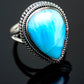 Larimar Rings handcrafted by Ana Silver Co - RING995892