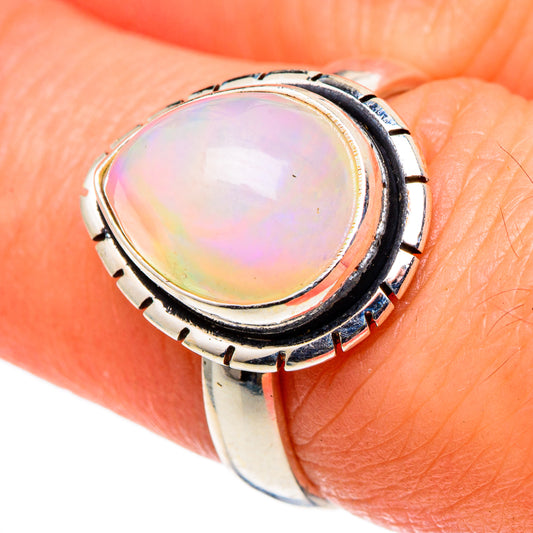 Ethiopian Opal Rings handcrafted by Ana Silver Co - RING99592