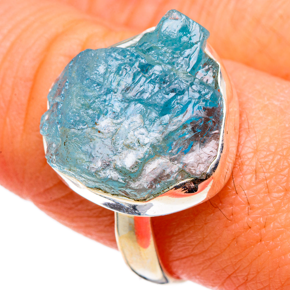 Aquamarine Rings handcrafted by Ana Silver Co - RING99594