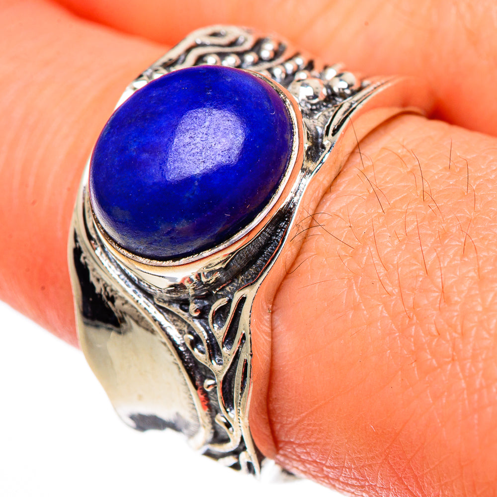 Lapis Lazuli Rings handcrafted by Ana Silver Co - RING99596