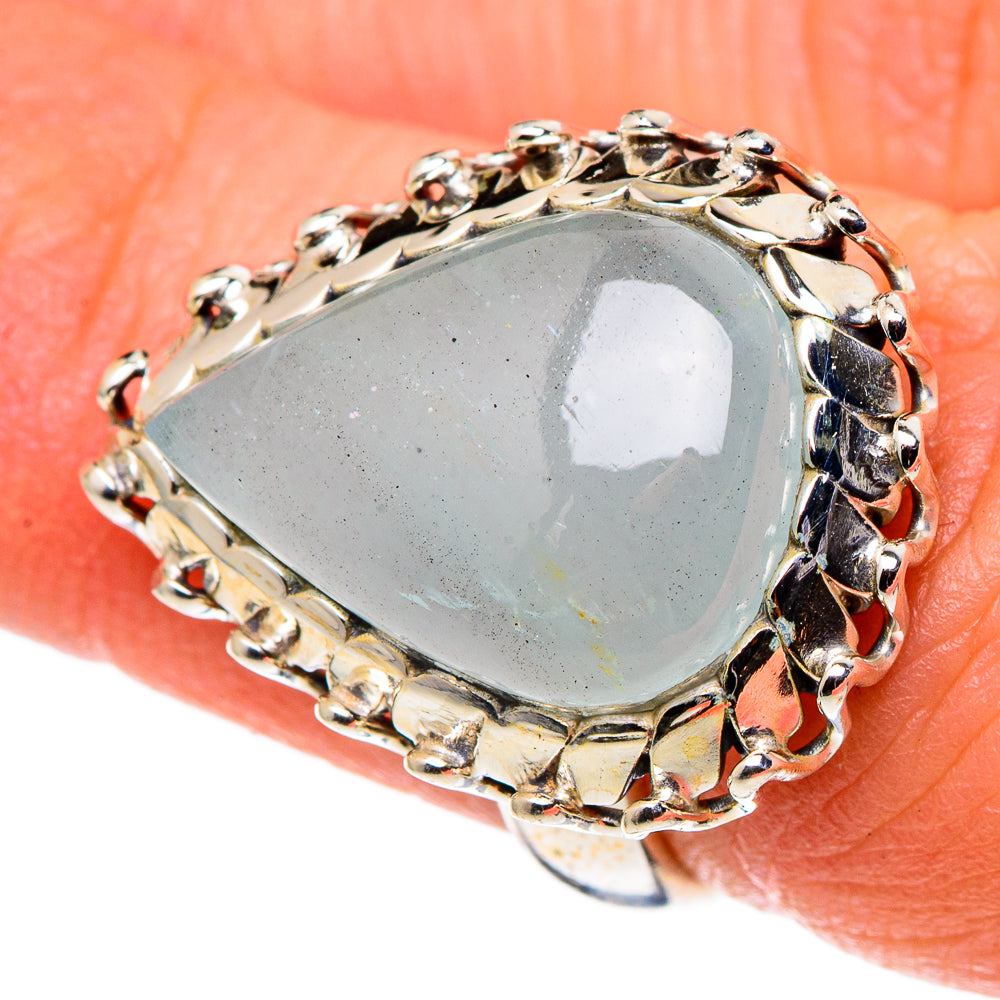 Aquamarine Rings handcrafted by Ana Silver Co - RING99598