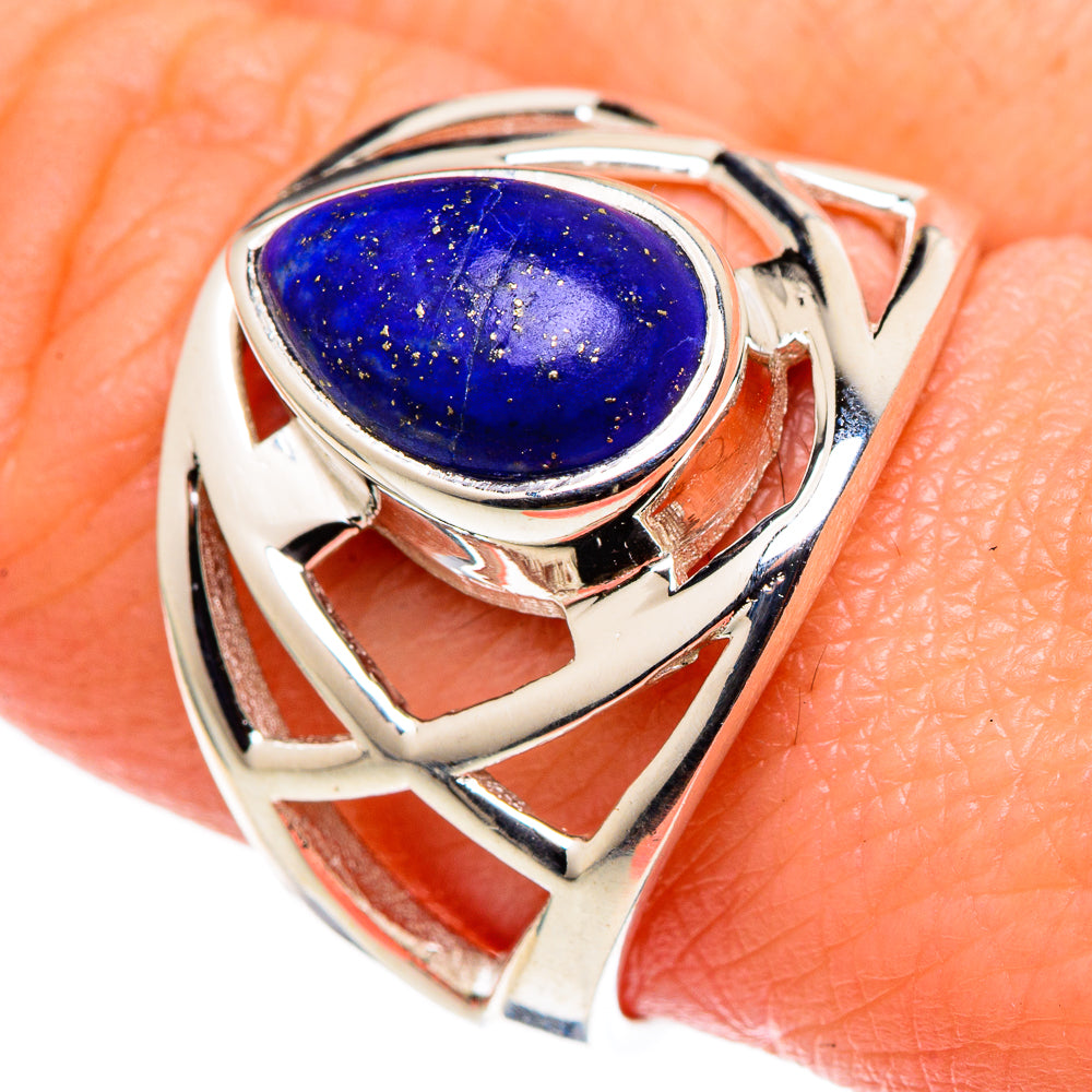 Lapis Lazuli Rings handcrafted by Ana Silver Co - RING99599