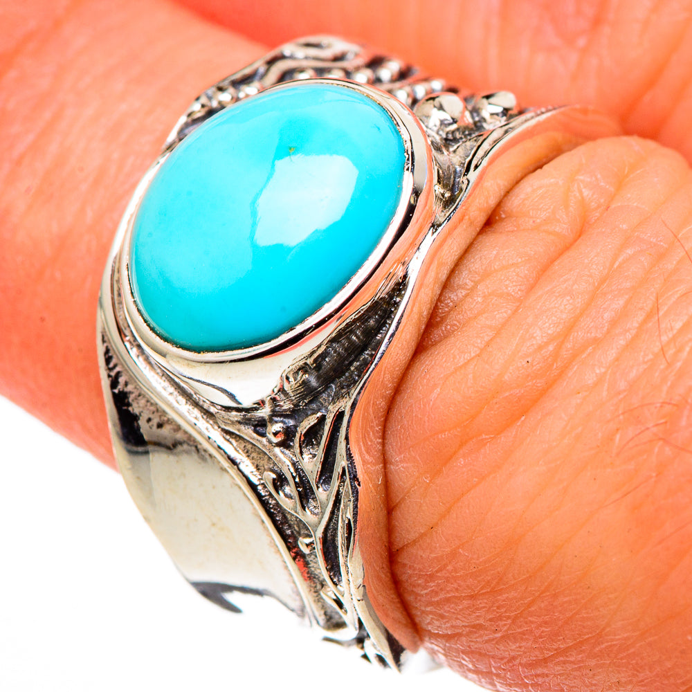 Sleeping Beauty Turquoise Rings handcrafted by Ana Silver Co - RING99600