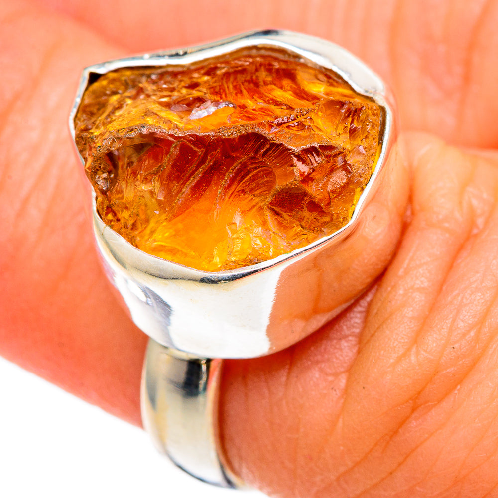 Citrine Rings handcrafted by Ana Silver Co - RING99606