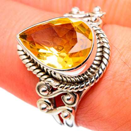 Citrine Rings handcrafted by Ana Silver Co - RING99607