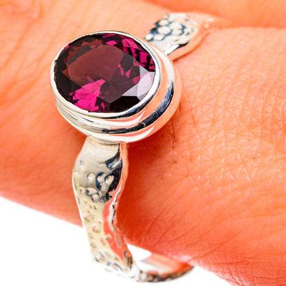 Red Spinel Rings handcrafted by Ana Silver Co - RING99611