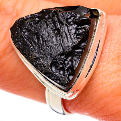 Tektite Rings handcrafted by Ana Silver Co - RING99624