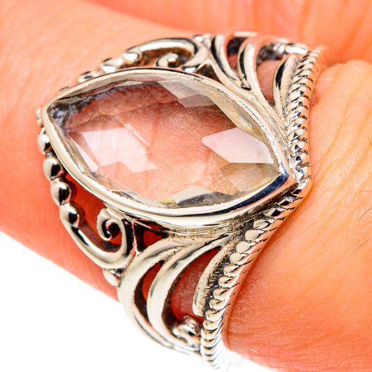 White Quartz Rings handcrafted by Ana Silver Co - RING99625