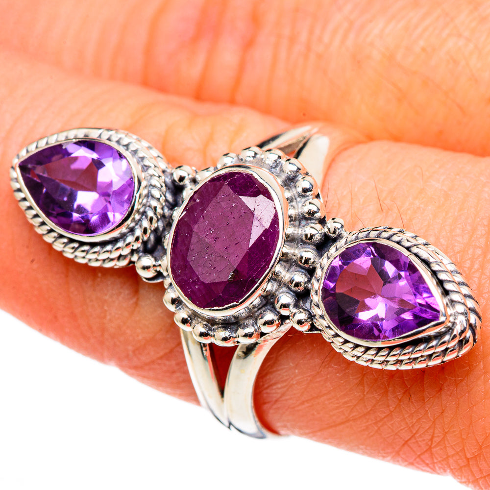 Ruby Rings handcrafted by Ana Silver Co - RING99629