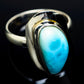 Larimar Rings handcrafted by Ana Silver Co - RING9963