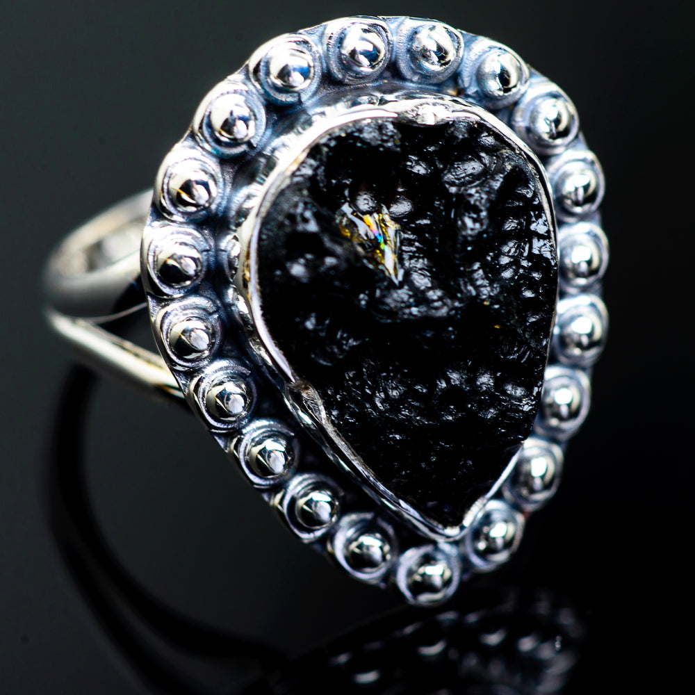 Tektite Rings handcrafted by Ana Silver Co - RING996307