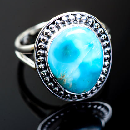 Larimar Rings handcrafted by Ana Silver Co - RING996442