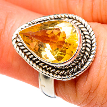 Citrine Rings handcrafted by Ana Silver Co - RING99647