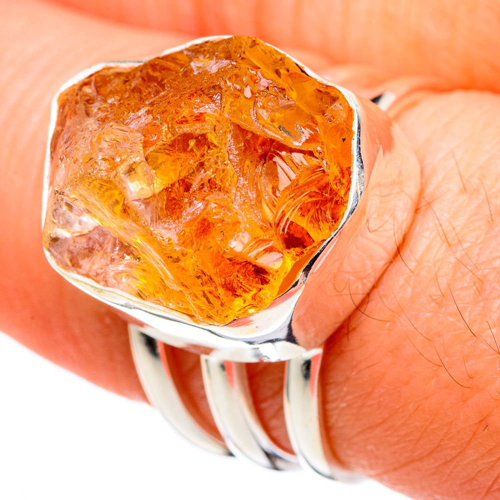 Citrine Rings handcrafted by Ana Silver Co - RING99648