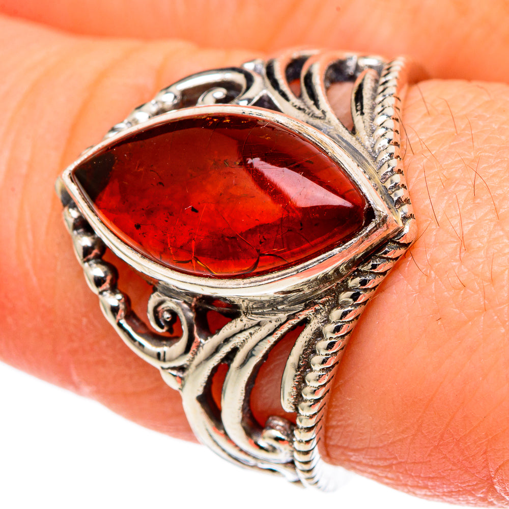 Baltic Amber Rings handcrafted by Ana Silver Co - RING99649
