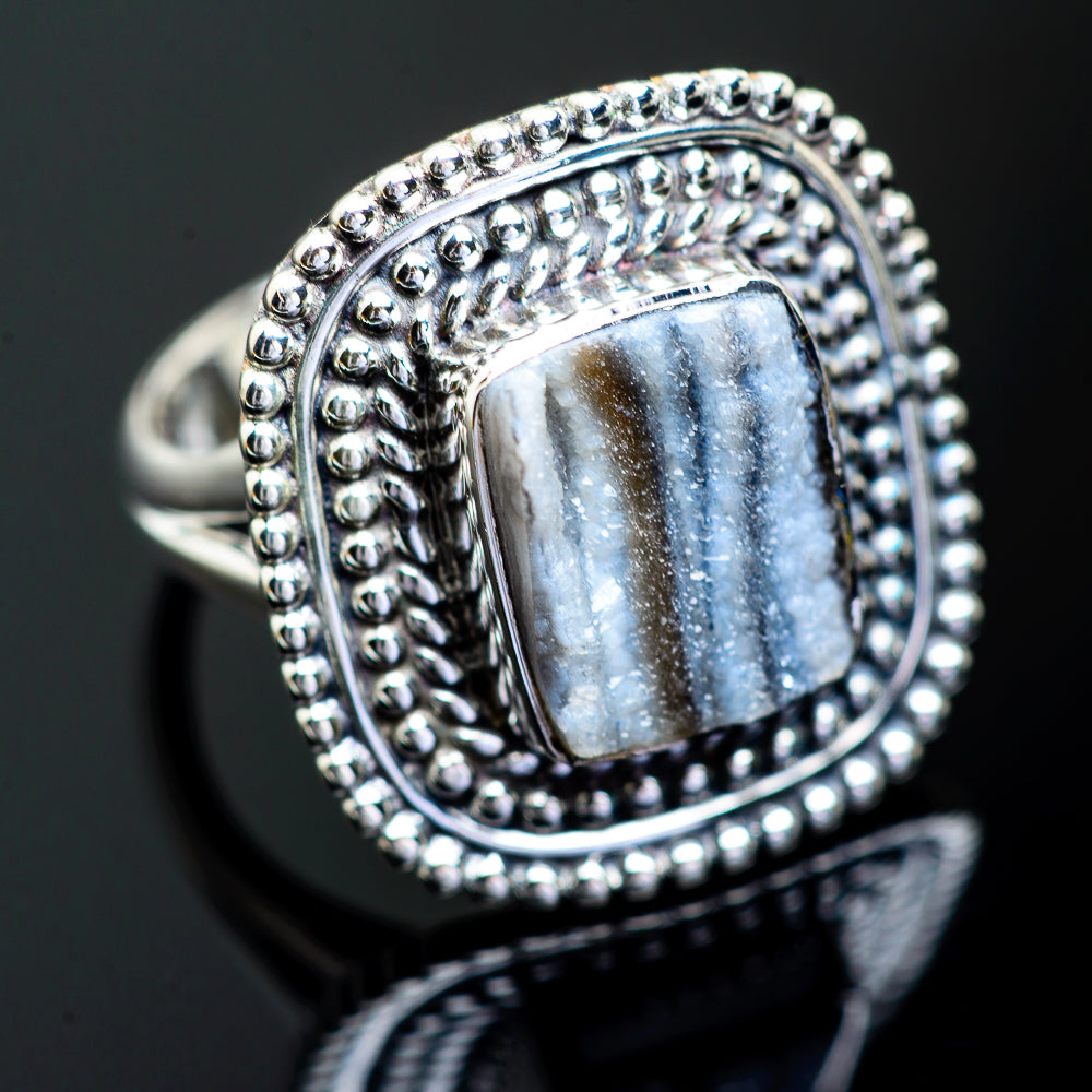 Desert Druzy Rings handcrafted by Ana Silver Co - RING996543