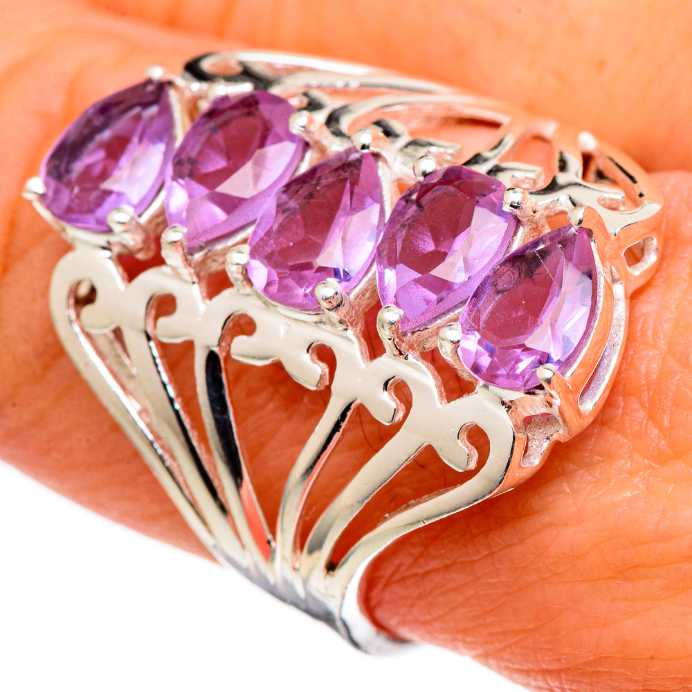 Color Change Alexandrite (lab.) Rings handcrafted by Ana Silver Co - RING99656