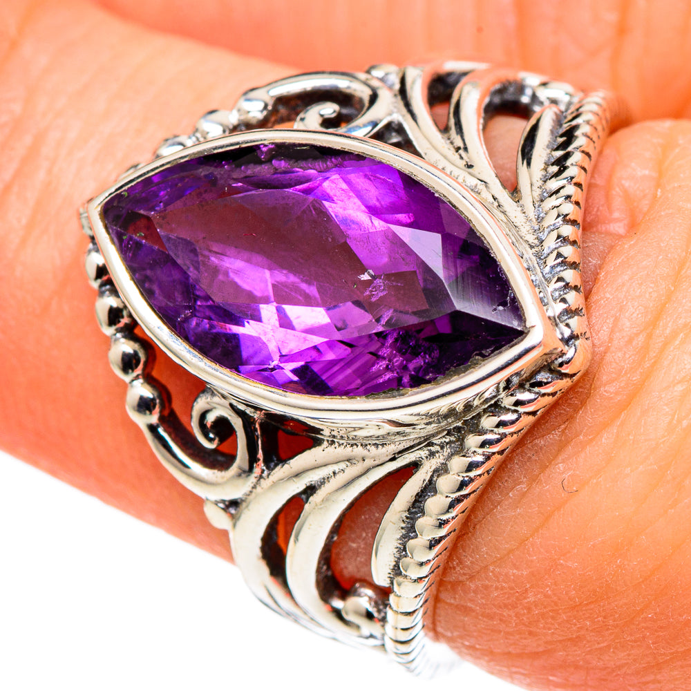 Amethyst Rings handcrafted by Ana Silver Co - RING99659