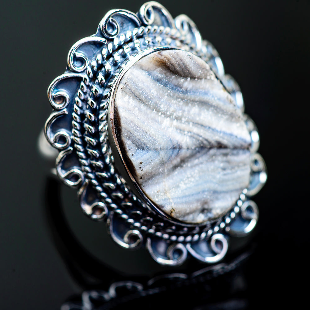 Desert Druzy Rings handcrafted by Ana Silver Co - RING996658