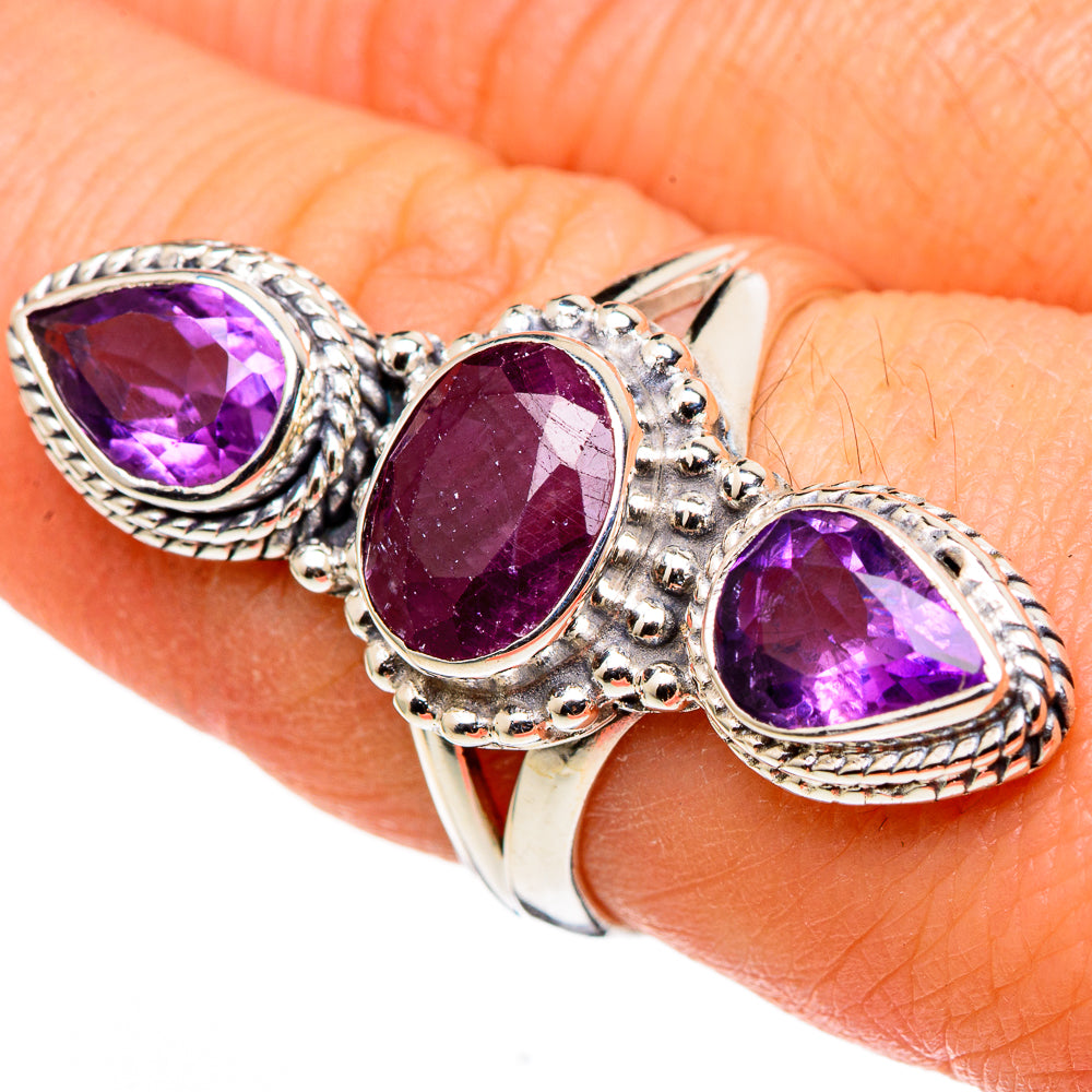 Ruby Rings handcrafted by Ana Silver Co - RING99666