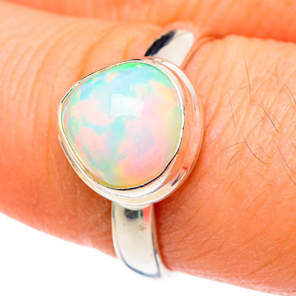 Ethiopian Opal Rings handcrafted by Ana Silver Co - RING99668