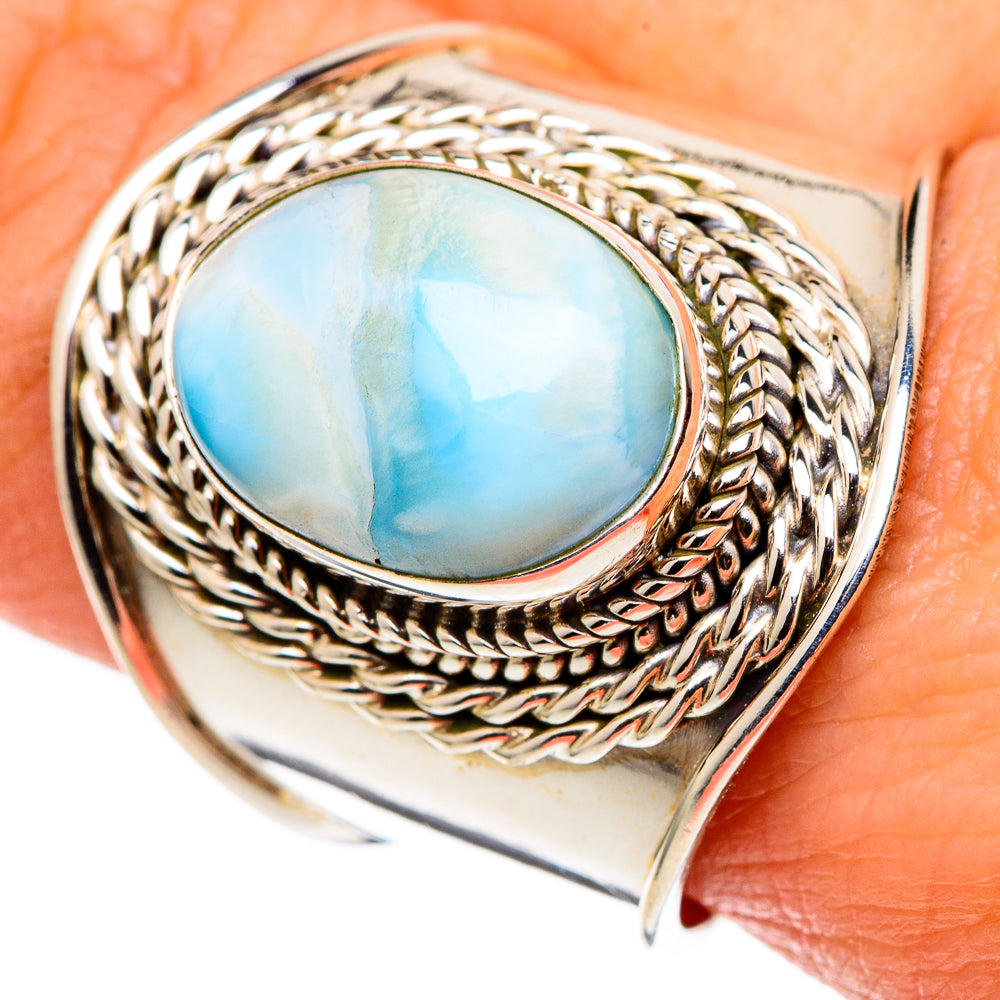 Larimar Rings handcrafted by Ana Silver Co - RING99670