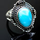 Larimar Rings handcrafted by Ana Silver Co - RING996717