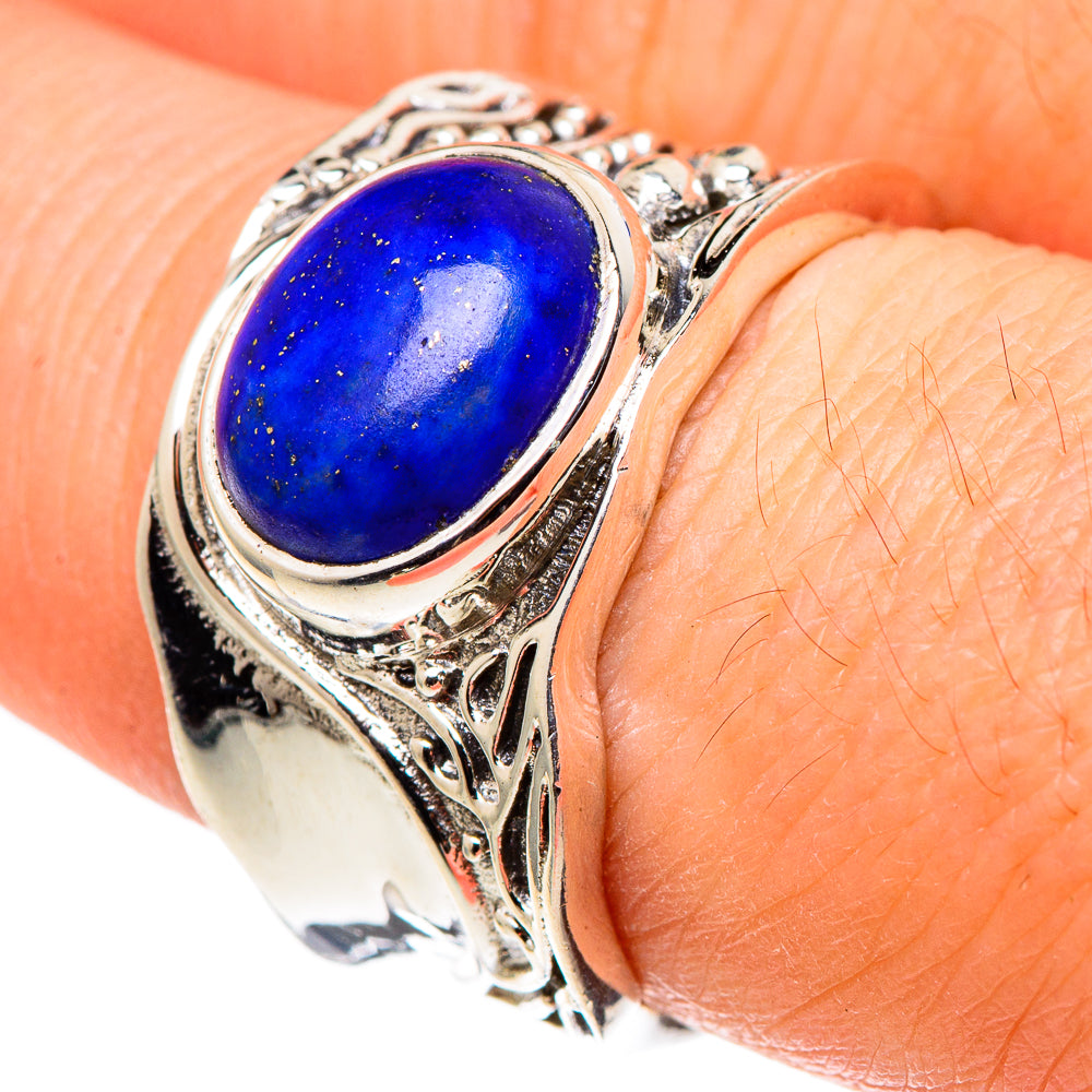 Lapis Lazuli Rings handcrafted by Ana Silver Co - RING99672