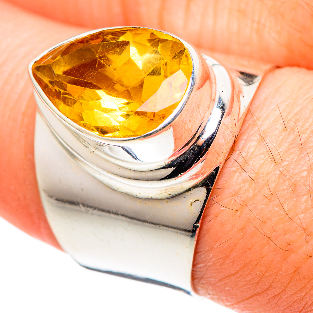 Citrine Rings handcrafted by Ana Silver Co - RING99684