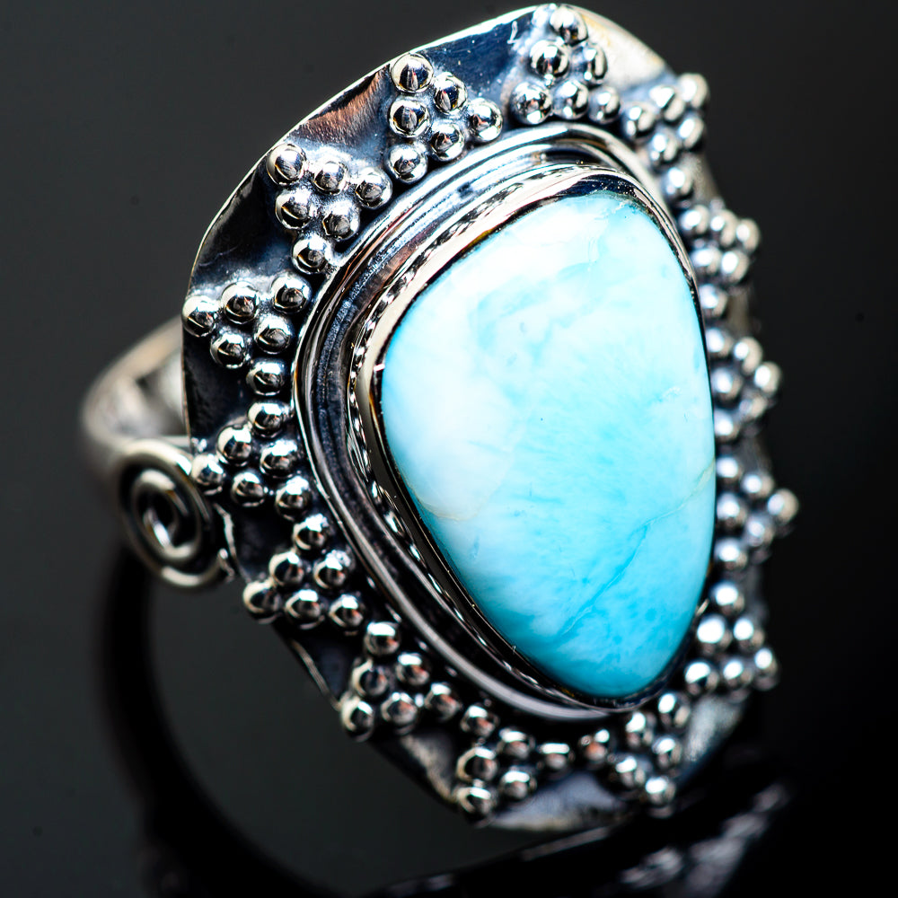 Larimar Rings handcrafted by Ana Silver Co - RING996894