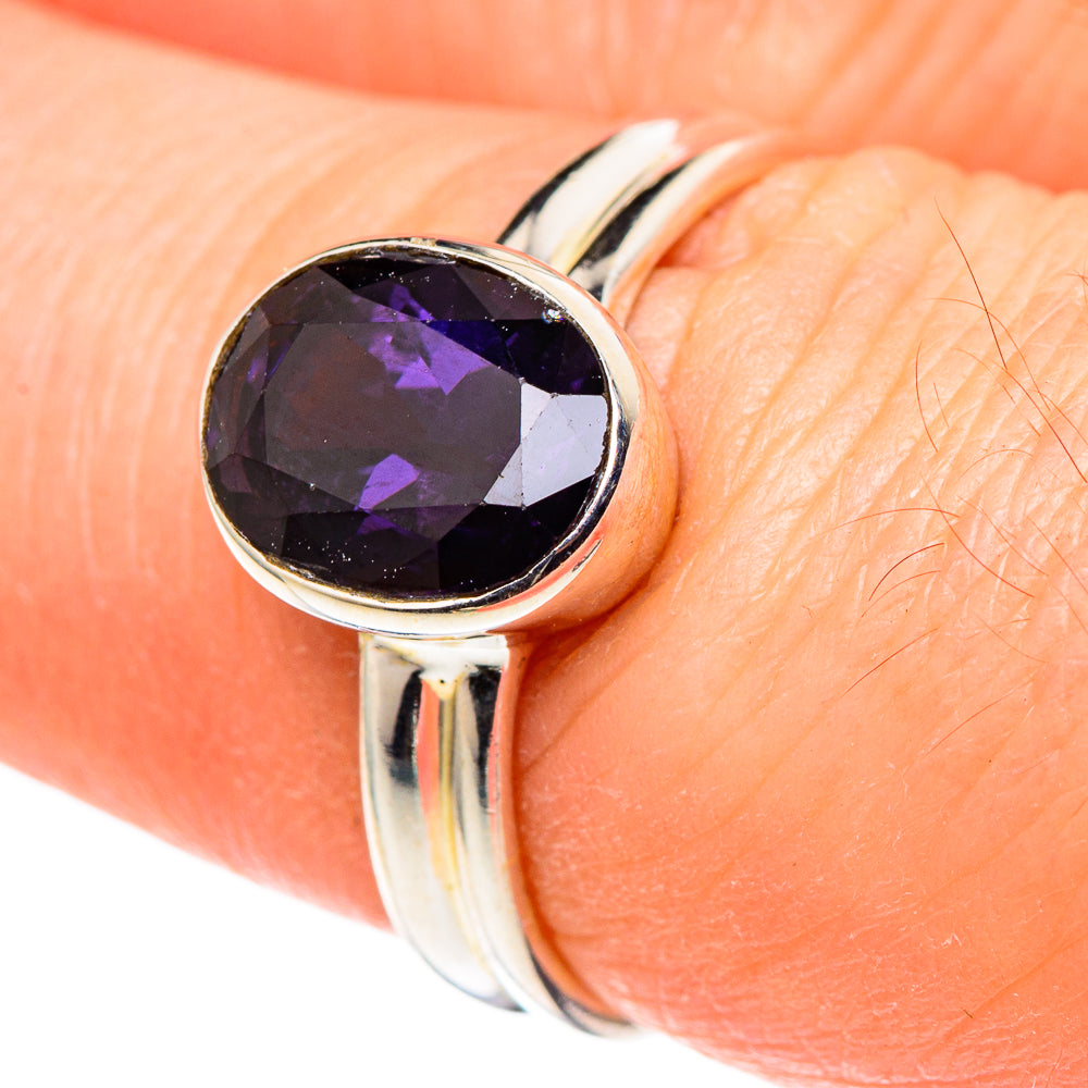 Violet Spinel Rings handcrafted by Ana Silver Co - RING99697