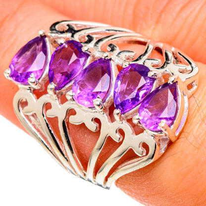 Amethyst Rings handcrafted by Ana Silver Co - RING99702