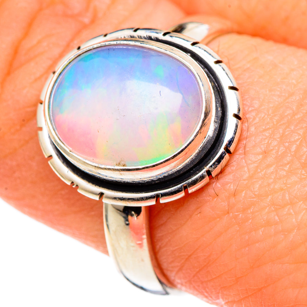 Ethiopian Opal Rings handcrafted by Ana Silver Co - RING99709