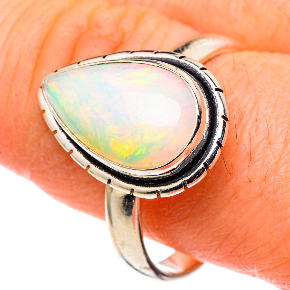 Ethiopian Opal Rings handcrafted by Ana Silver Co - RING99710