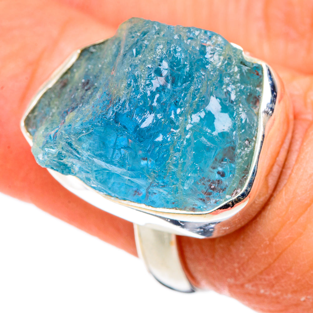 Aquamarine Rings handcrafted by Ana Silver Co - RING99715