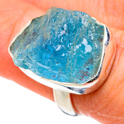 Aquamarine Rings handcrafted by Ana Silver Co - RING99715