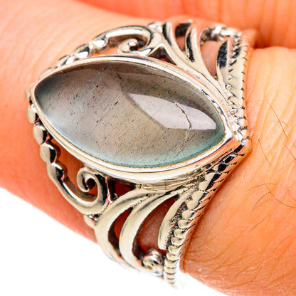Aquamarine Rings handcrafted by Ana Silver Co - RING99718