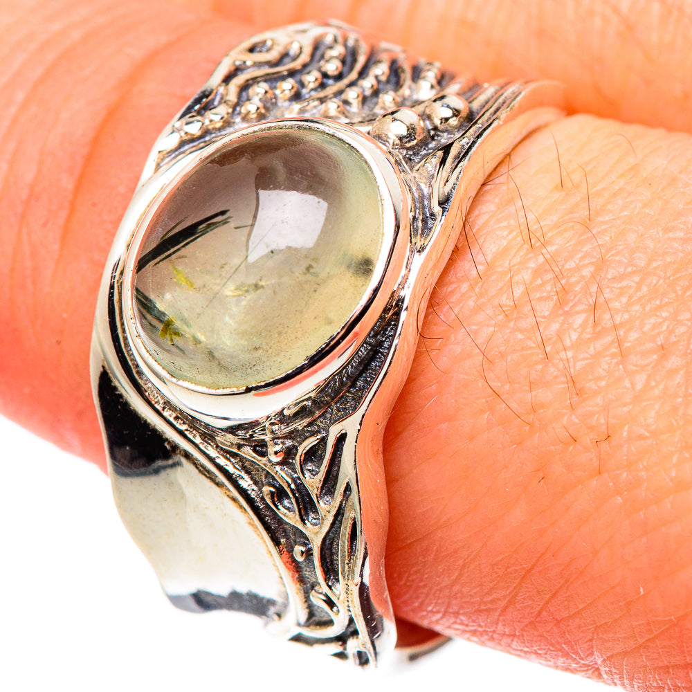 Prehnite Rings handcrafted by Ana Silver Co - RING99719