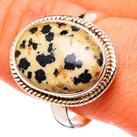 Dalmatian Jasper Rings handcrafted by Ana Silver Co - RING99722