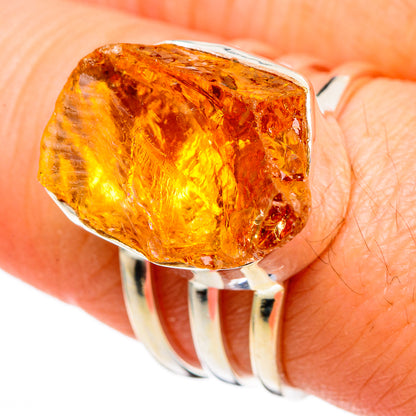 Citrine Rings handcrafted by Ana Silver Co - RING99726