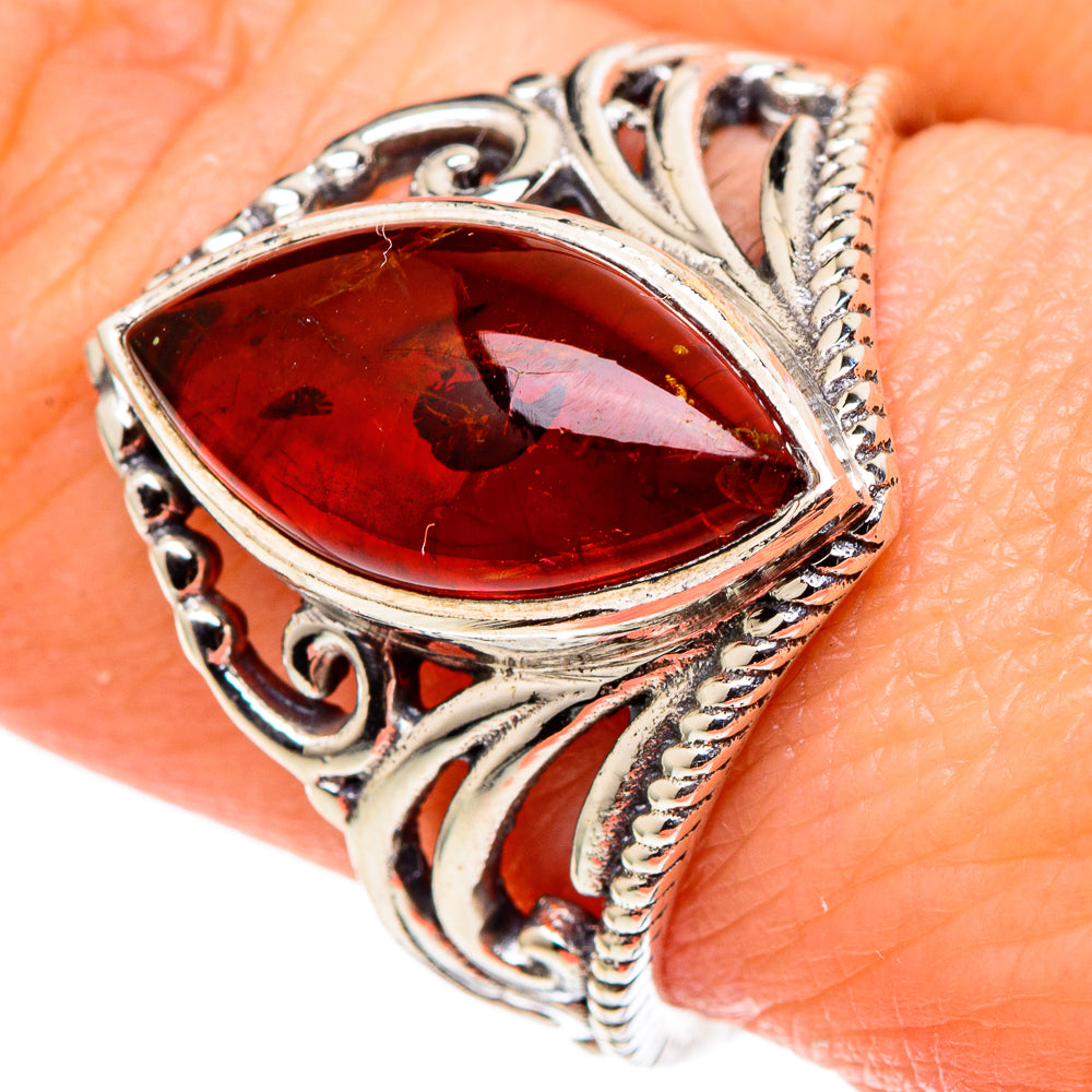 Baltic Amber Rings handcrafted by Ana Silver Co - RING99727