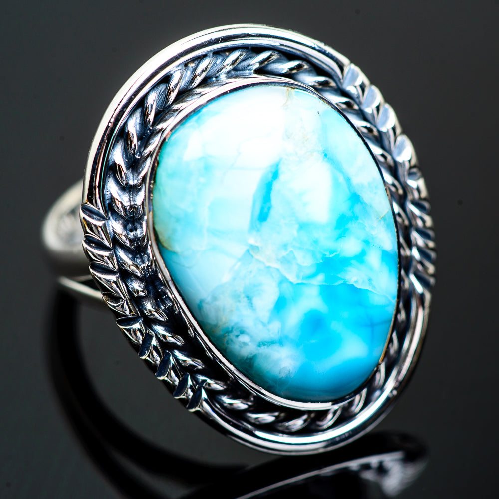 Larimar Rings handcrafted by Ana Silver Co - RING997285