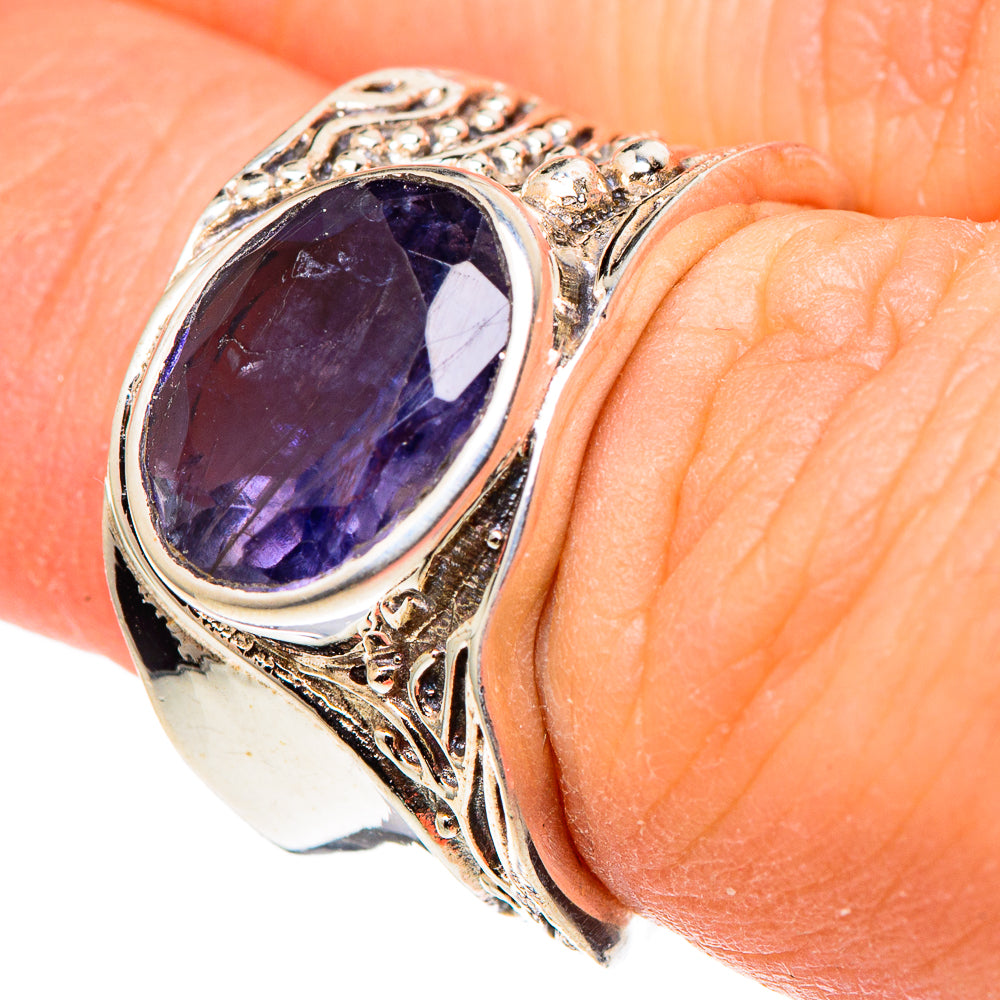 Violet Spinel Rings handcrafted by Ana Silver Co - RING99735
