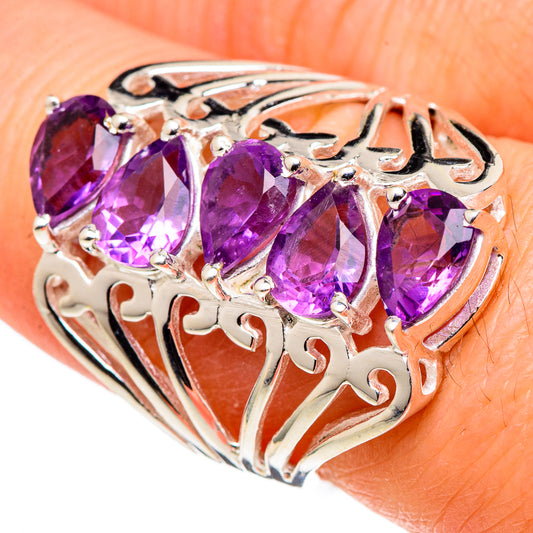 Amethyst Rings handcrafted by Ana Silver Co - RING99742