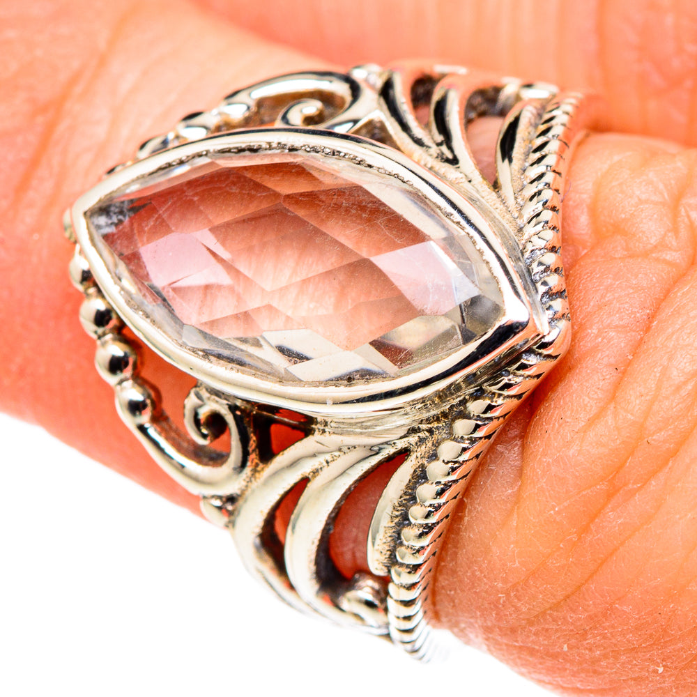 White Quartz Rings handcrafted by Ana Silver Co - RING99745