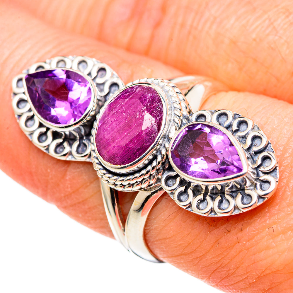 Ruby Rings handcrafted by Ana Silver Co - RING99747