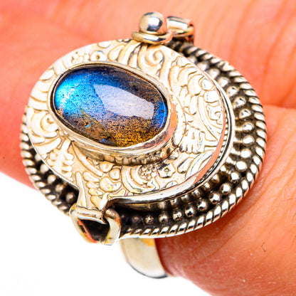 Labradorite Rings handcrafted by Ana Silver Co - RING99755