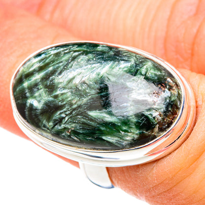 Seraphinite Rings handcrafted by Ana Silver Co - RING99760