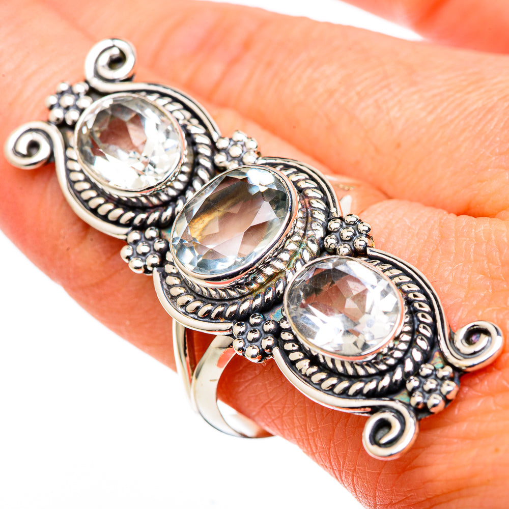 Green Amethyst Rings handcrafted by Ana Silver Co - RING99762
